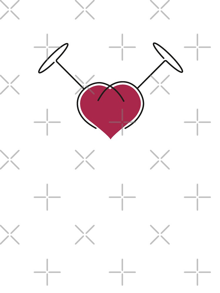 Wine Lovers Heart Design by JPColemonts
