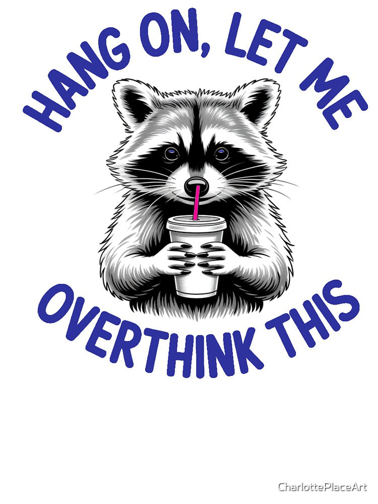 Overthinking Racoon by CharlottePlaceArt