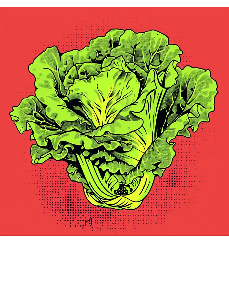 Lettuce Pop Art 4 by AstroRisq