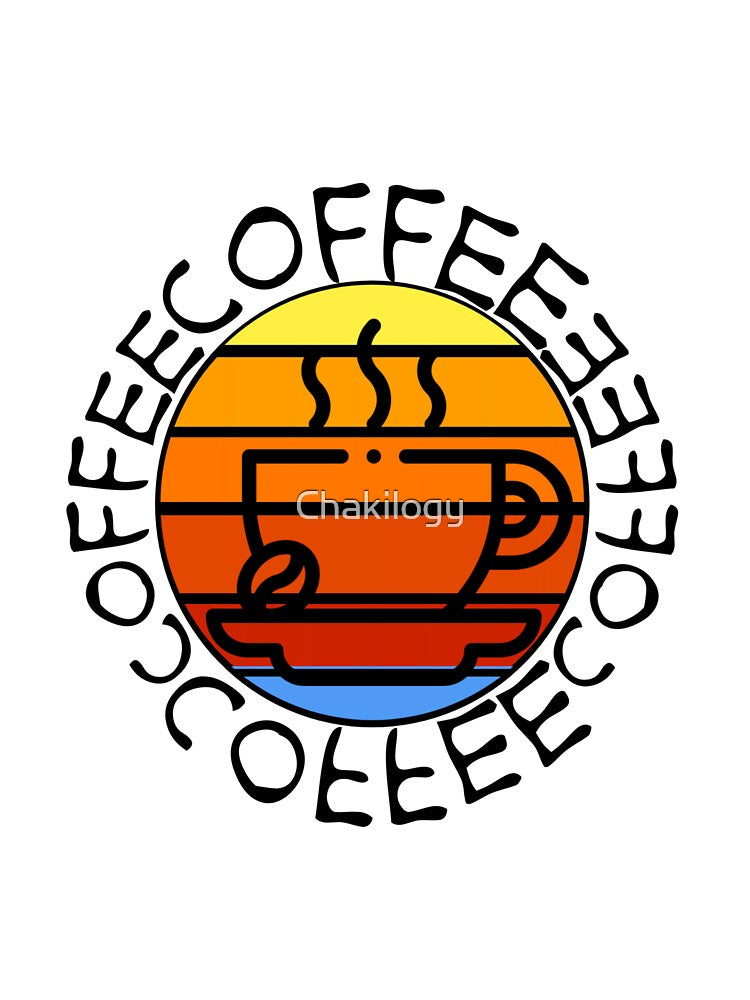 I love coffee, coffee circle. by Chakilogy