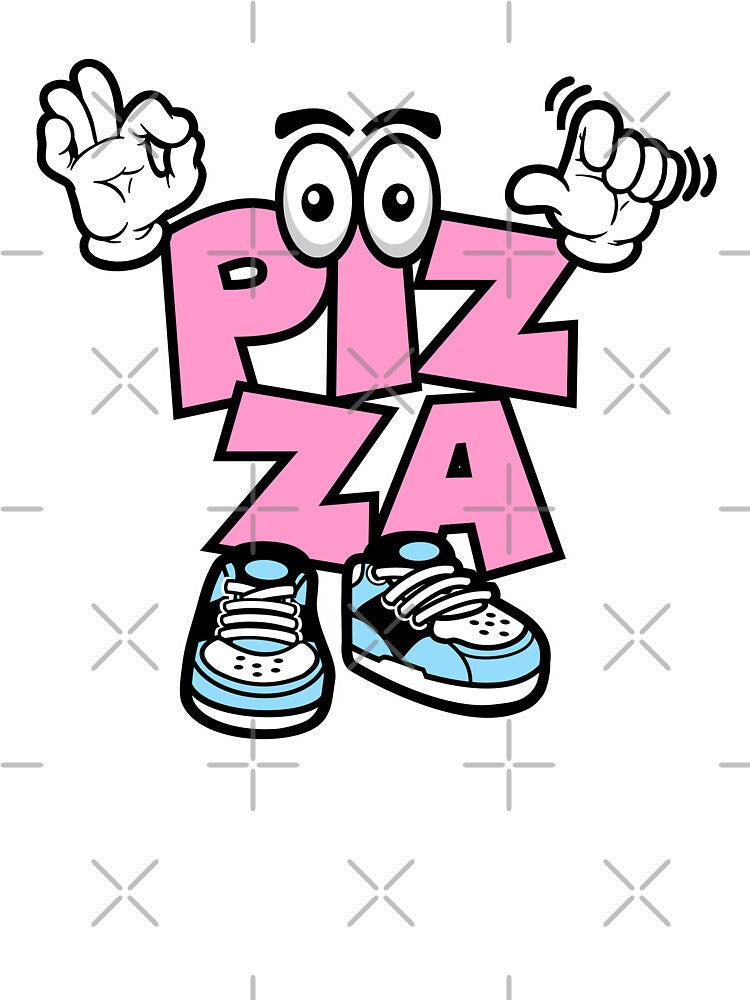 Comic of the word PIZZA showing by NFTWords