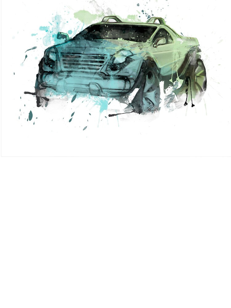 Concept Pickup Truck Illustration by artsregis