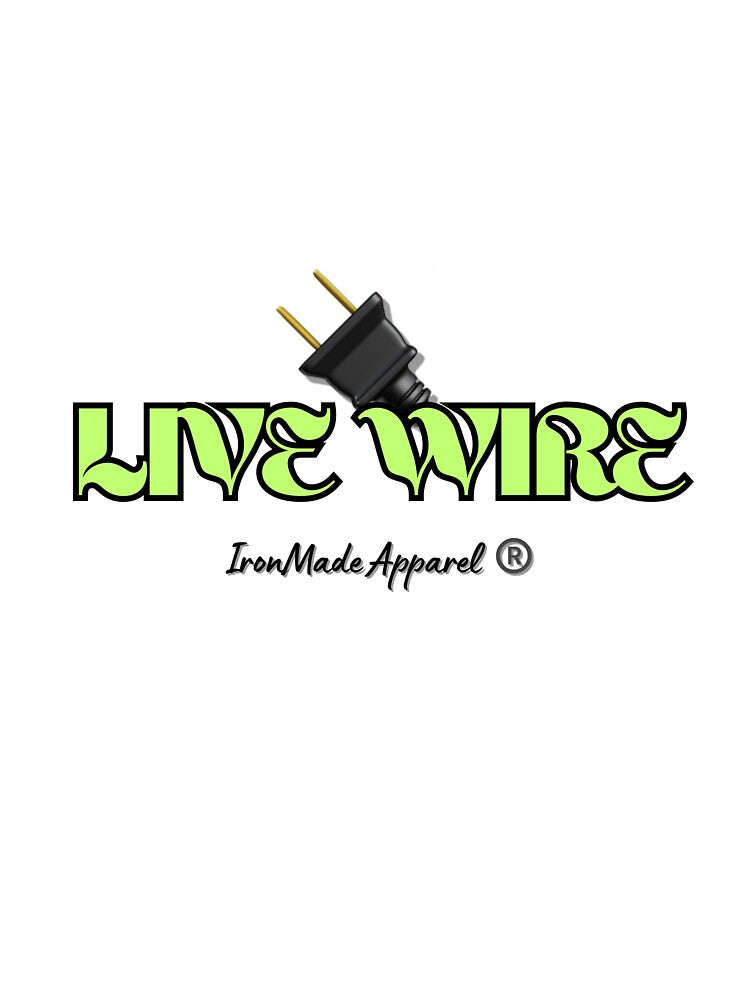 Live Wire Electrician T-Shirt – Funny Electrician Shirt for Linemen, Electrical Workers & Tradesmen | Electrician Pride Tee by IronMade Apparel