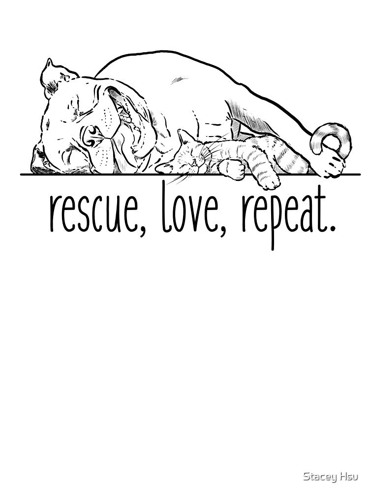 Pitbull and Kitty: Rescue Love Repeat by Furkid Studio