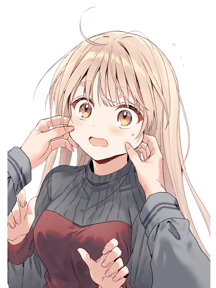 Mahiru Shiina Pinching Cheeks by KomiArts