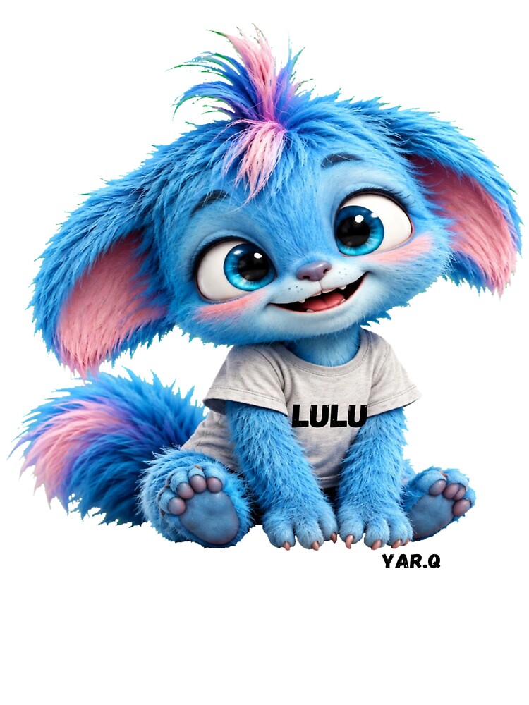 Baby Sister Monster Shirt Cute Blue Baby Girl Gift by YarQpl