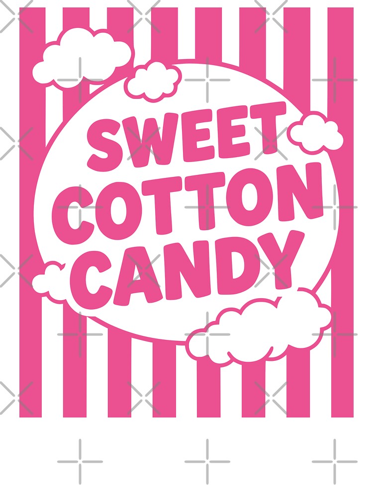 Bold Pink Sweet Cotton Candy Retro Typography by Imaginationbeyond