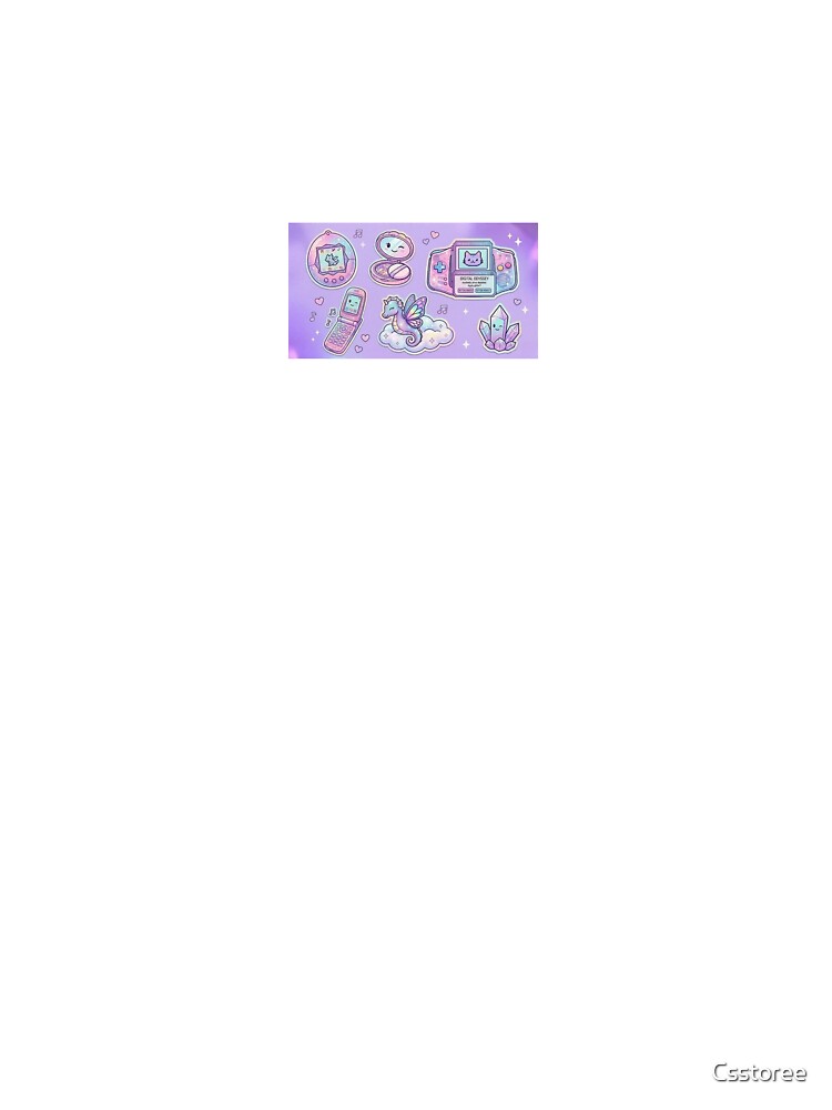 Y2K Nostalgia & Pastel Aesthetic Digital Sticker Set by Csstoree