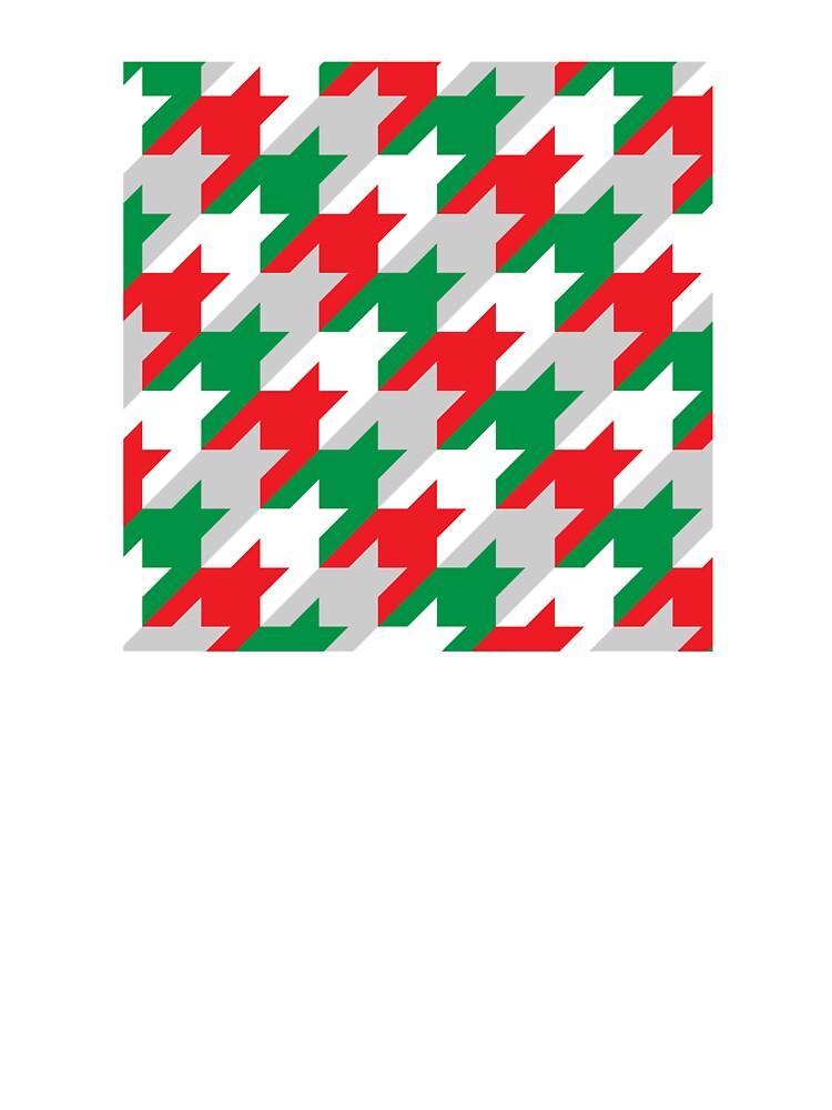 Holiday Houndstooth by curtjankadesign