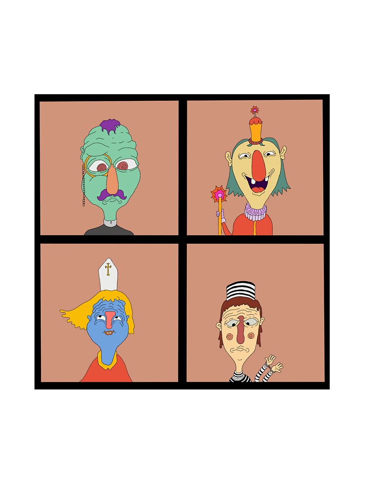 Bishop, Hypnotist, King, Jailbird by Heironymus