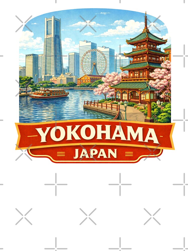 Yokohama, Japan by Myra365Art