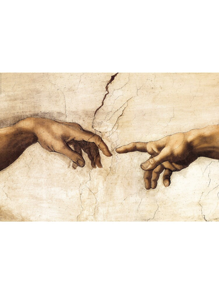 Michelangelo Buonarroti  Hand of God The Creation of Adam by bufumofo
