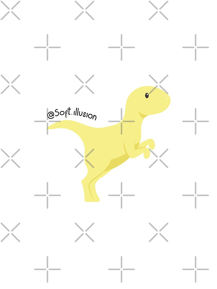 Yellow Dino by Softillusion
