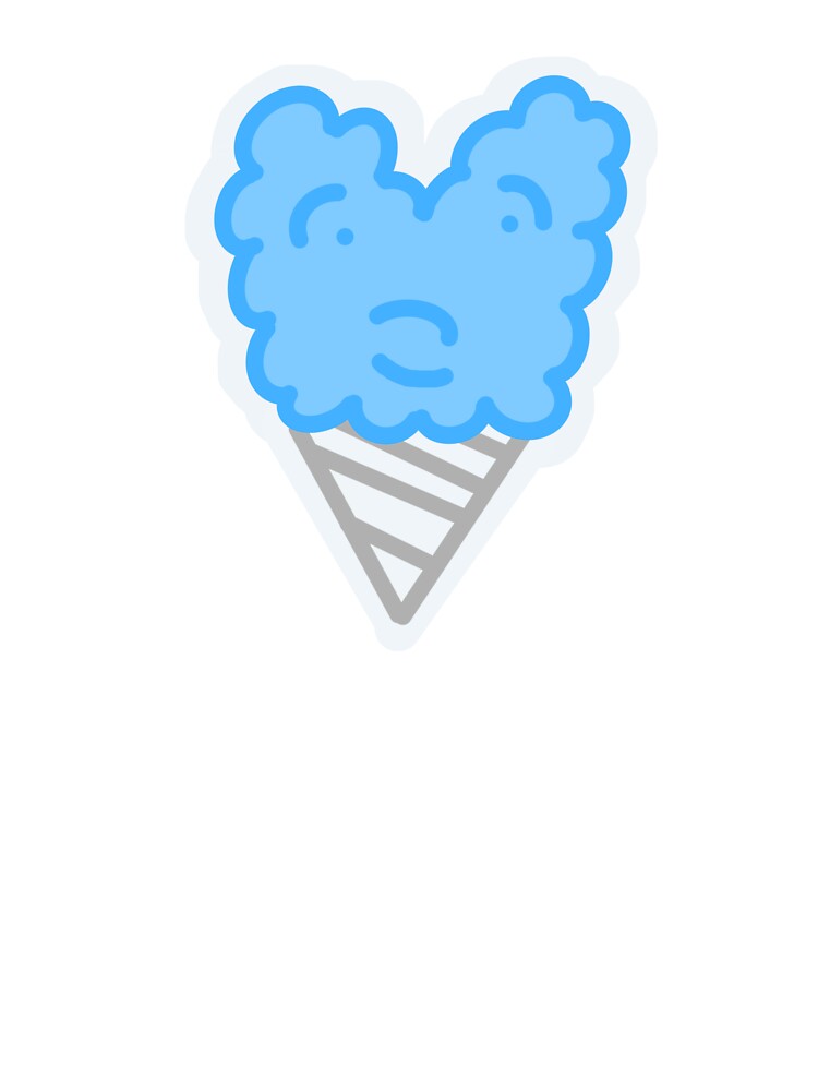 Cotton Candy Heart by emilydo2006