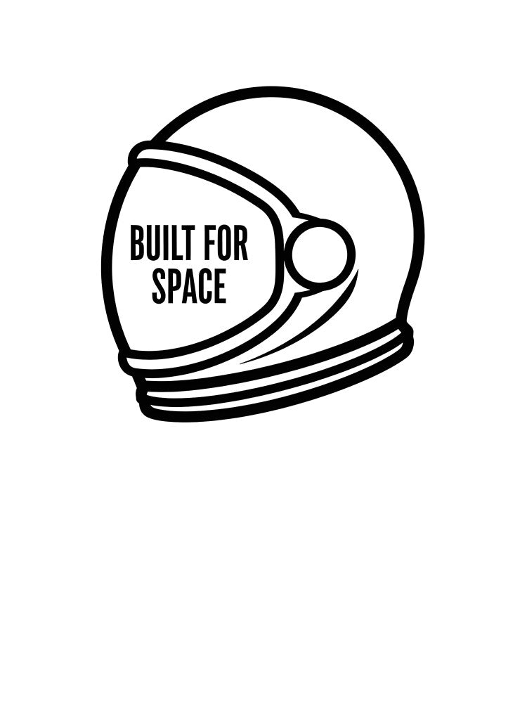 Built for Space Astronaut Helmet – Minimal Space Design by Altair_