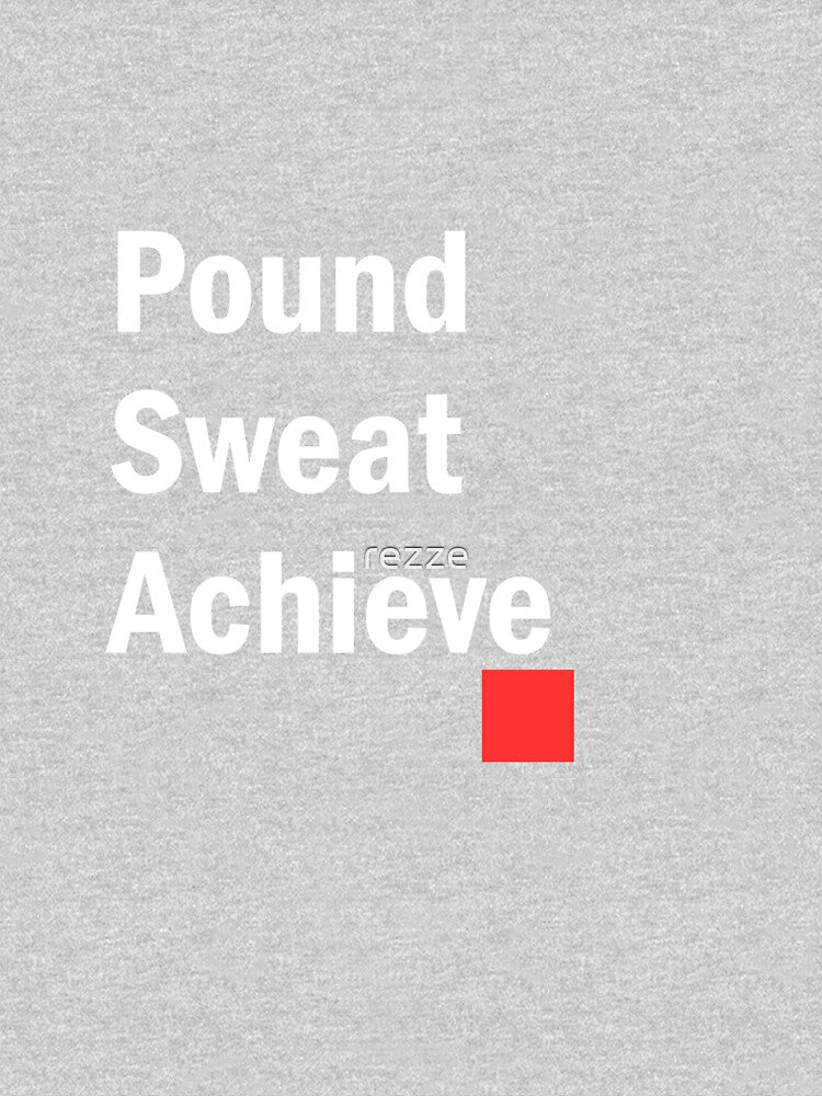Pound Sweat Achieve/ Women / Exercise Shirt / Fitness Tank by rezze