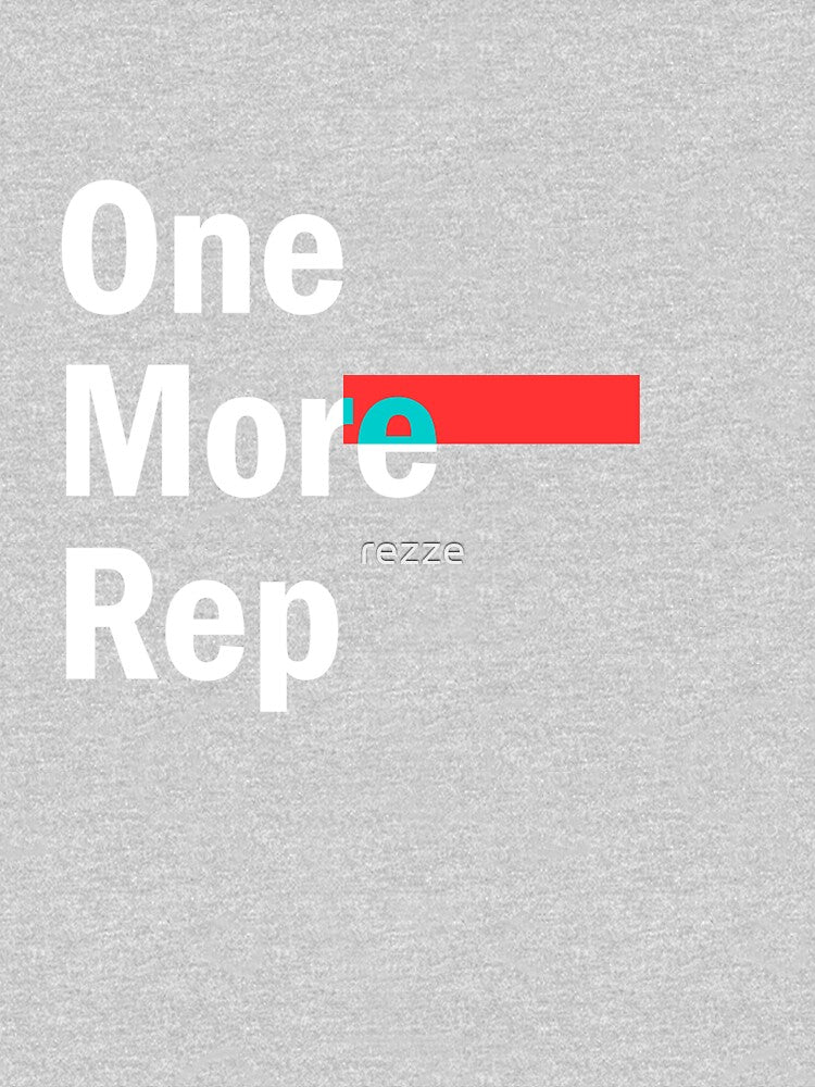 One. More Rep/ Women / Exercise Shirt / Fitness Tank by rezze