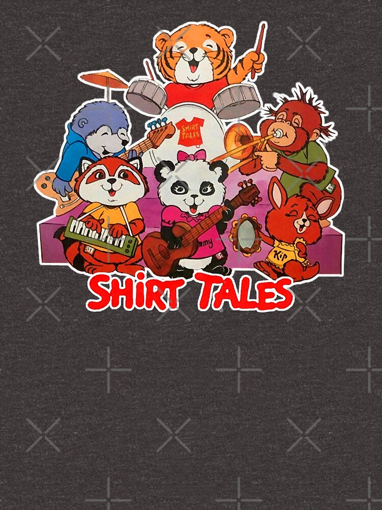 The Shirt Tales Retro 80s Band Tribute by 90snerd