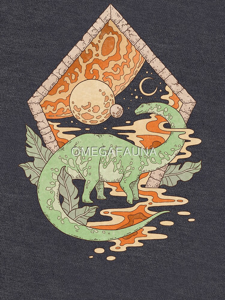 Aeon Archway: Apatosaurus | Dinosaur Sci-Fi Space Art by OMEGAFAUNA