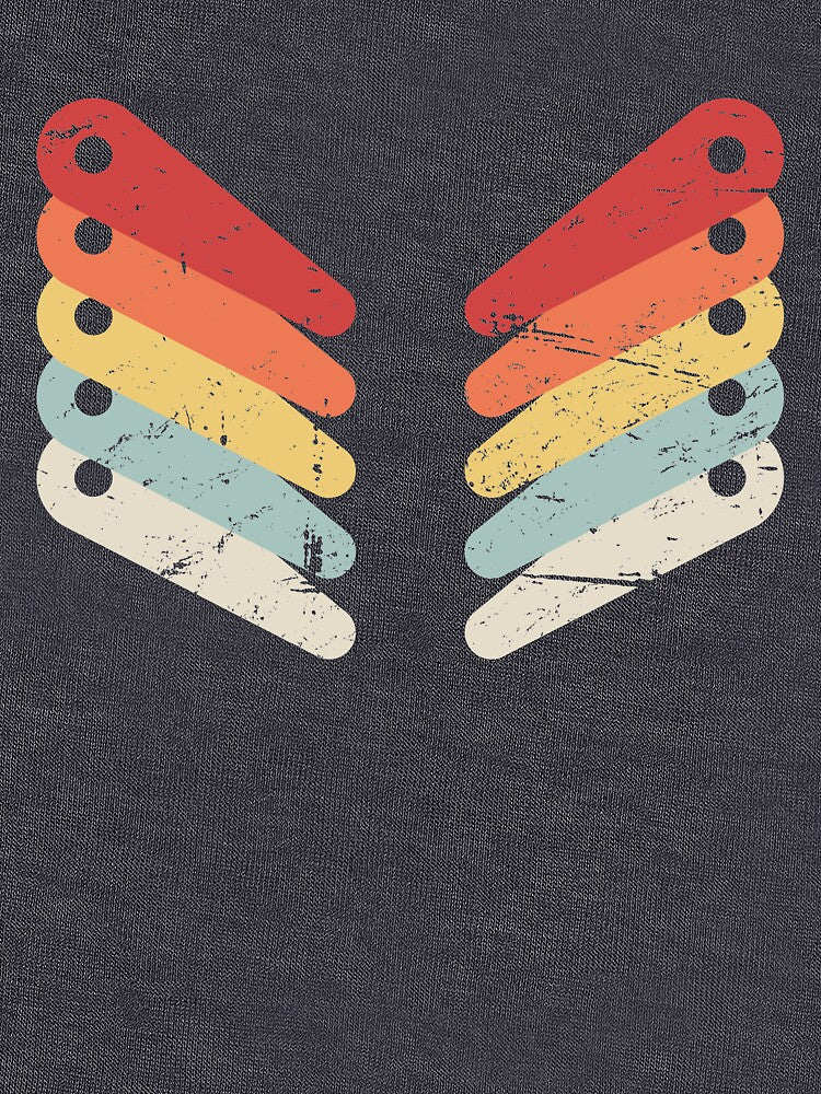 Retro Distressed Pinball Flippers by Jam Jar