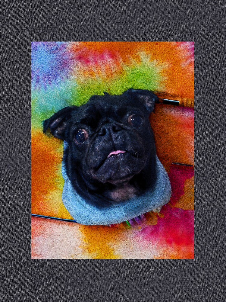 Hippie Pug by Jabbathepug
