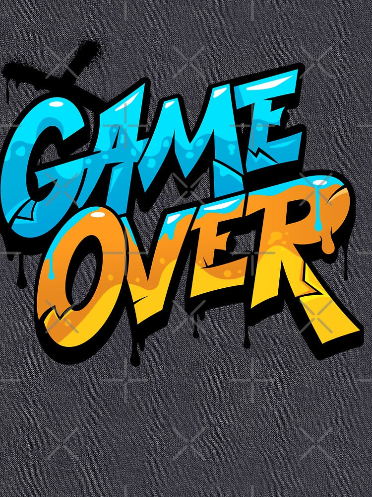 Urban painted game over design by DrimitStore