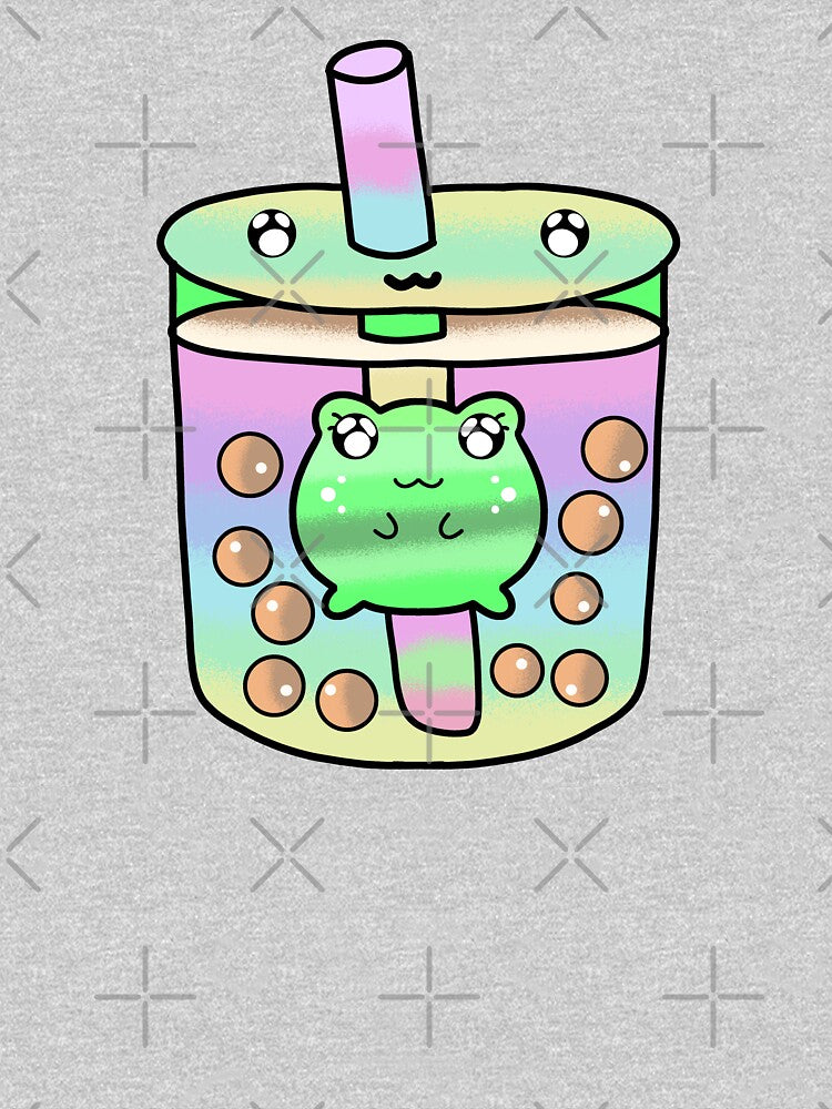 Pink Kawaii cute boba tea lover by Quacktails