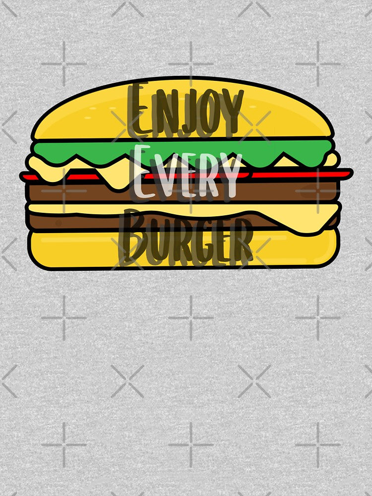 Enjoy Your Burger Sticker Design 2 by PositiveStudio