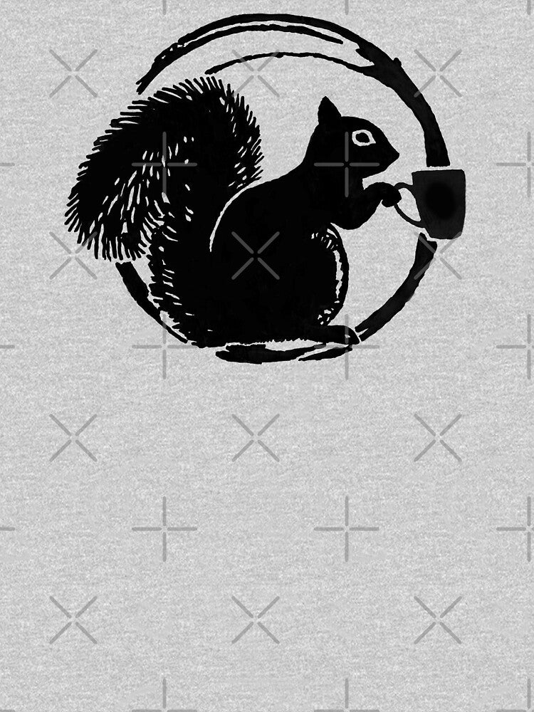 Coffee Squirrel by HiNoonStudio