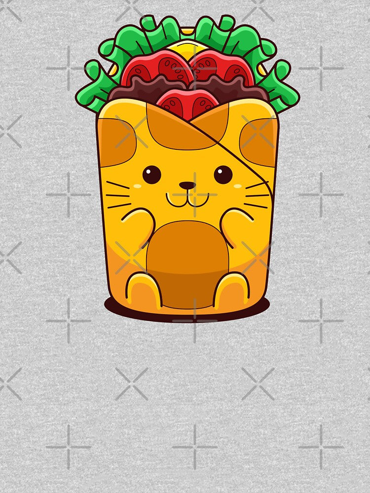 Cute Kawaii Cat Wrap by PosterpartyCo