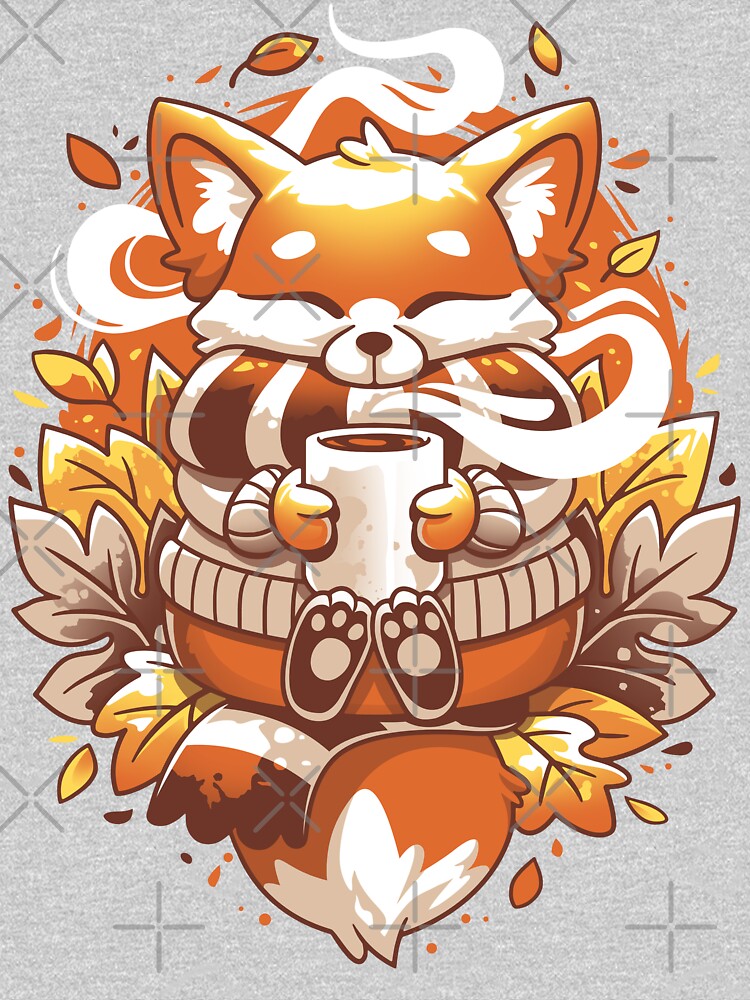Cozy Fox Coffee - Fall Drink by Snouleaf
