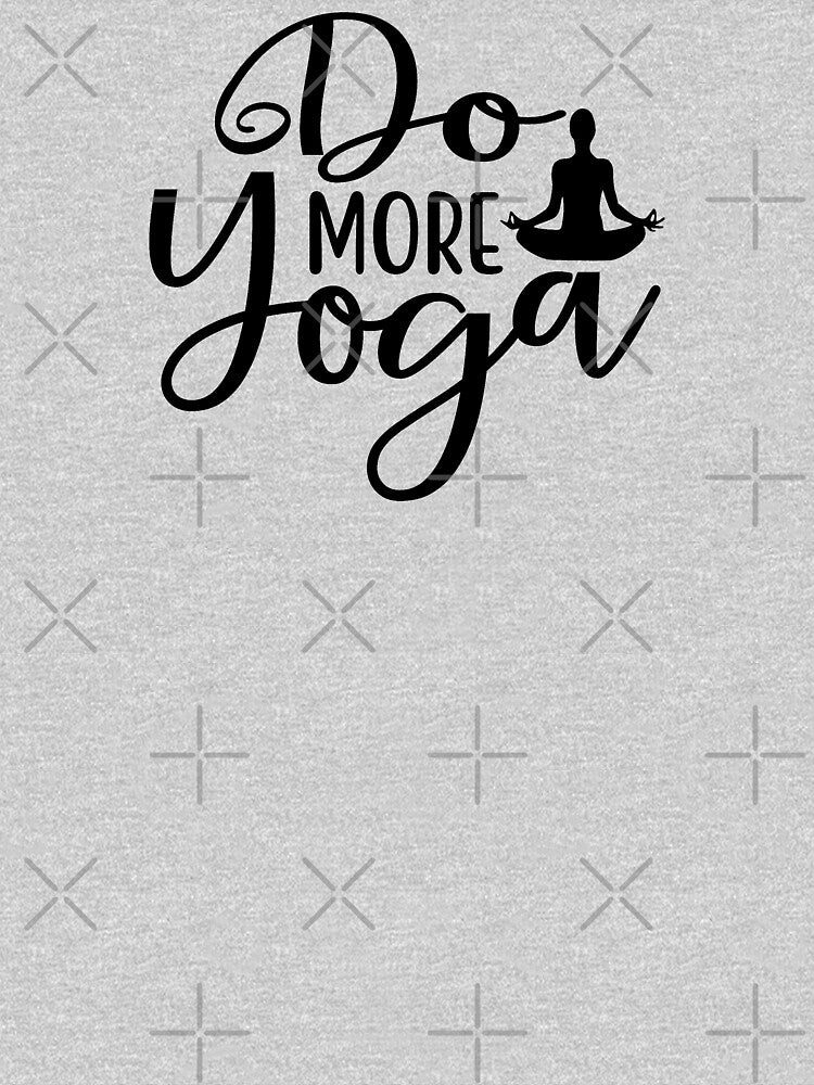 Yoga Saying Do More Yoga Motivational Quote by SoccaTamam
