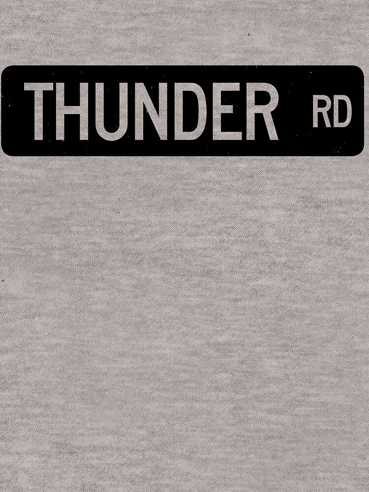 Thunder Road street sign by dissident