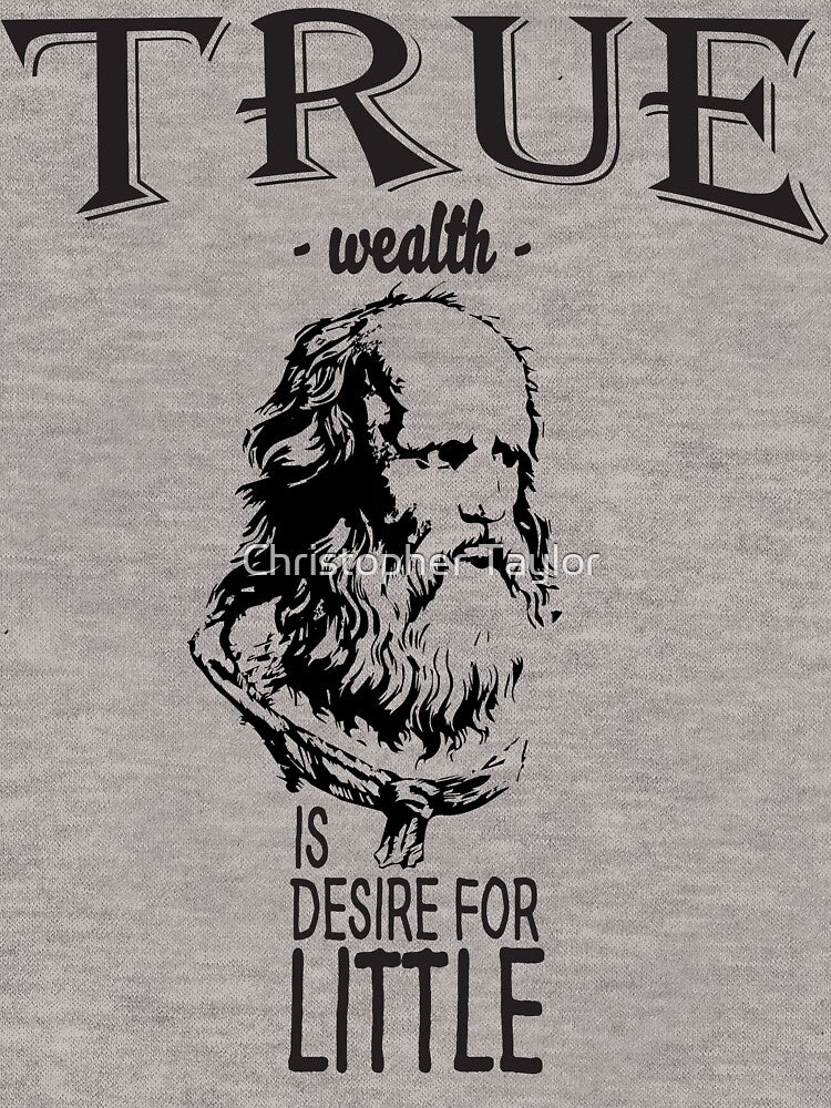 True Wealth Is Desire For Little | Plato by Christopher Taylor