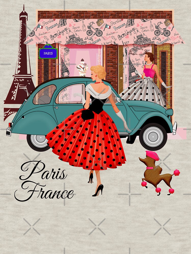 Women’s Vintage Retro 50’s Fashion Art by joseech