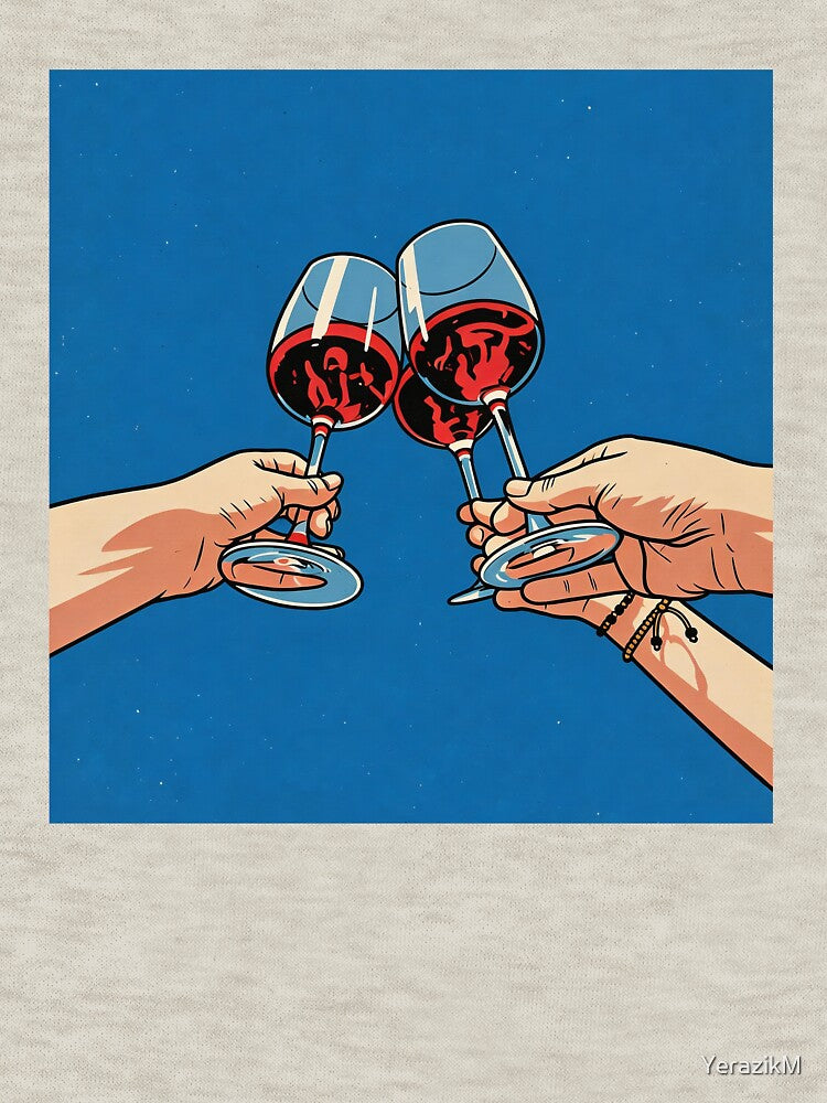 Wine Illustration I Cheers to summer! by YerazikM