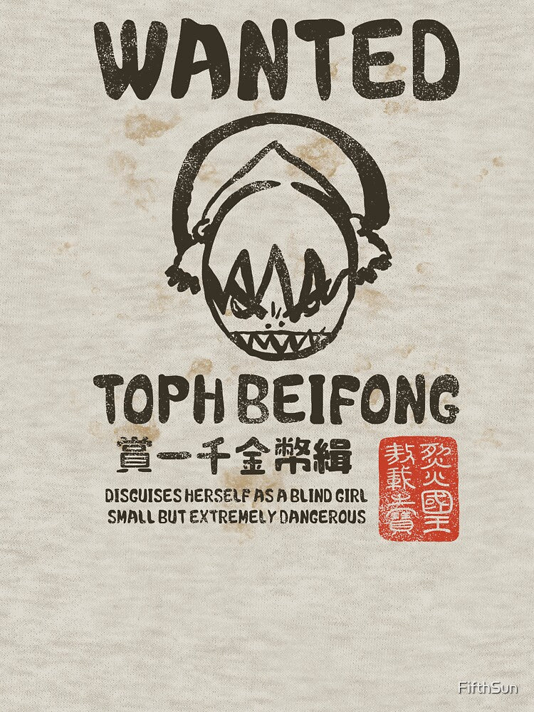 Avatar: The Last Airbender Toph Beifong Wanted Poster by FifthSun