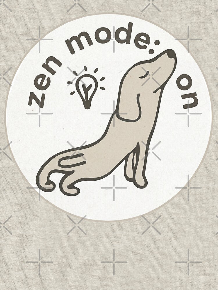 Zen Mode:on_zen dog by Mimi Huang