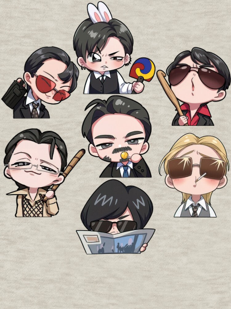 BTS Chibi Gangster Members Cute Kpop World Tour 2026 Classic T-Shirt by STAATI