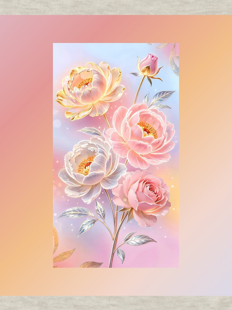 Pastel Palette of Glowing Flowers by DeepikaKrishna