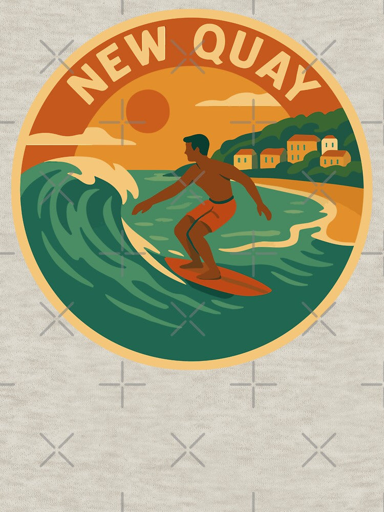 New Quay Travel Souvenir Sticker by rogue-design