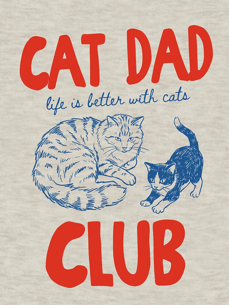 Cat Dad Cat Dad Club Funny Cat Cat Lover New Cat Dad Pet Parent by Sendowart