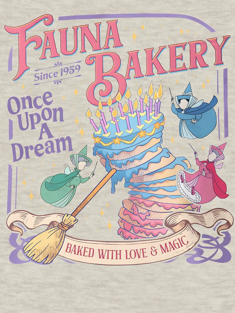 Fairy Bakery Birthday Cake Magic Cute Fantasy Baking Vintage Classic T-Shirt by ClassicMichaelC