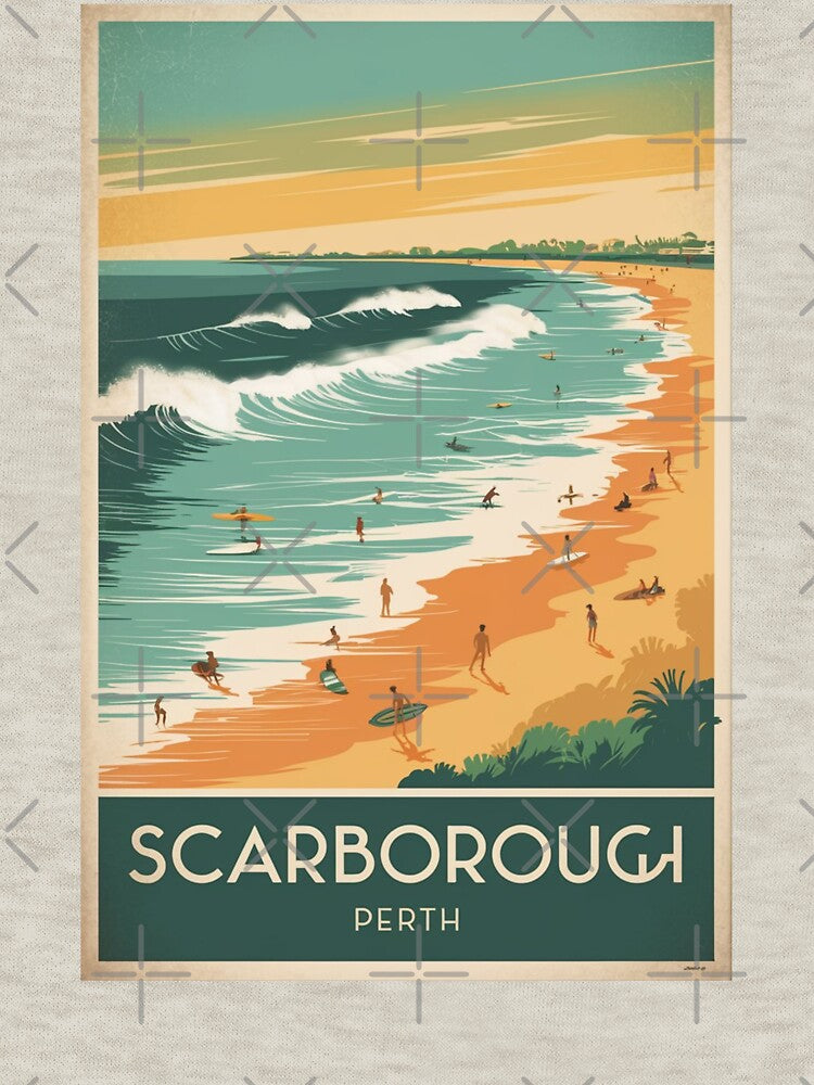 Perth Vintage Travel Poster by TravelerRat
