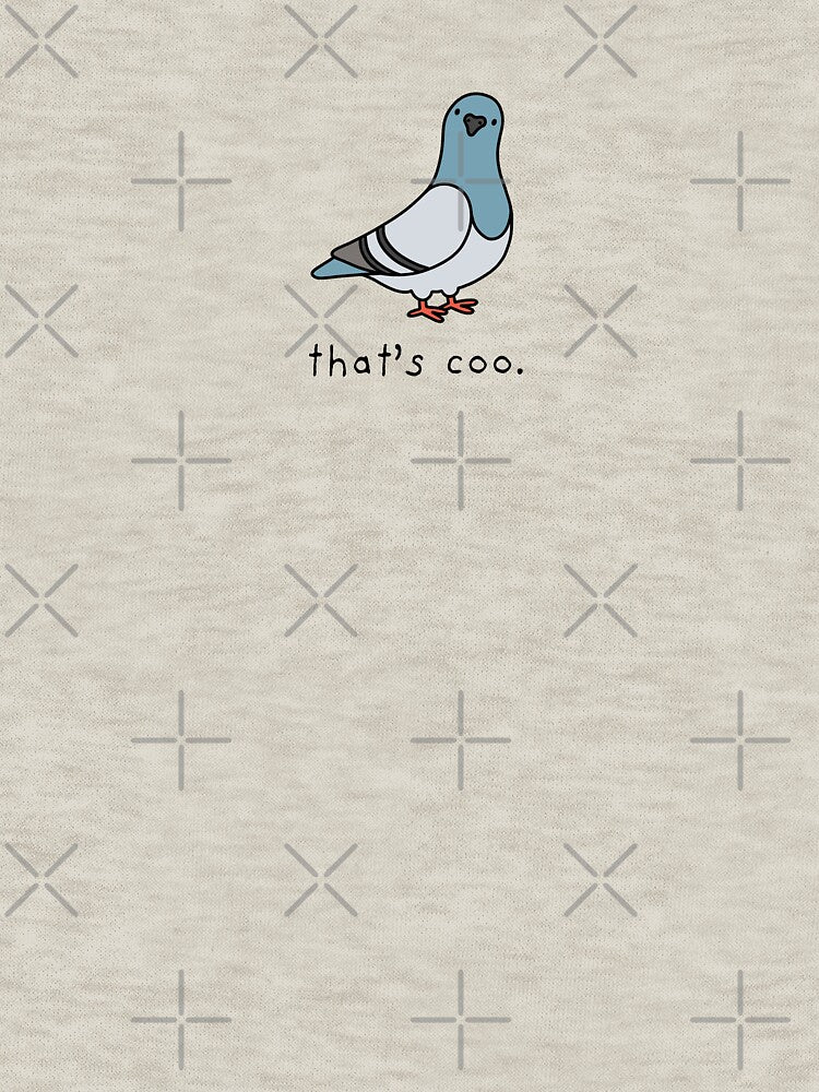 That's Coo Pigeon, Funny Bird Nerd Gift by breannehope