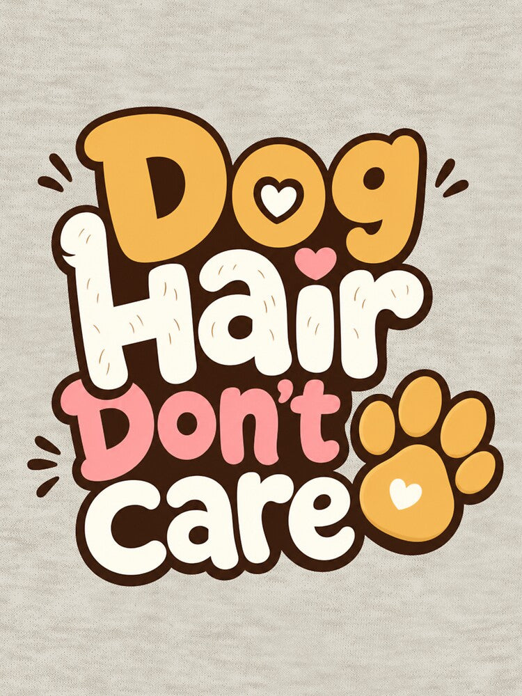 Dog Hair Don't Care Golden Retriever Dog Dad Funny T-Shirt by Ashley critters