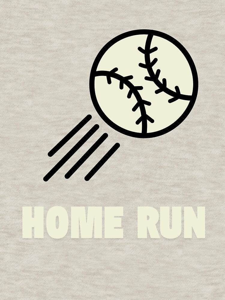 Home Run Baseball T-Shirt | Retro Baseball Graphic Tee | Baseball Lover Gift Shirt by The Vault Shop