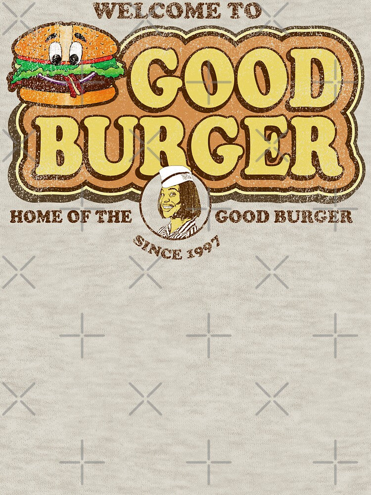 Welcome to Good Burger Worn Out by Alema Art