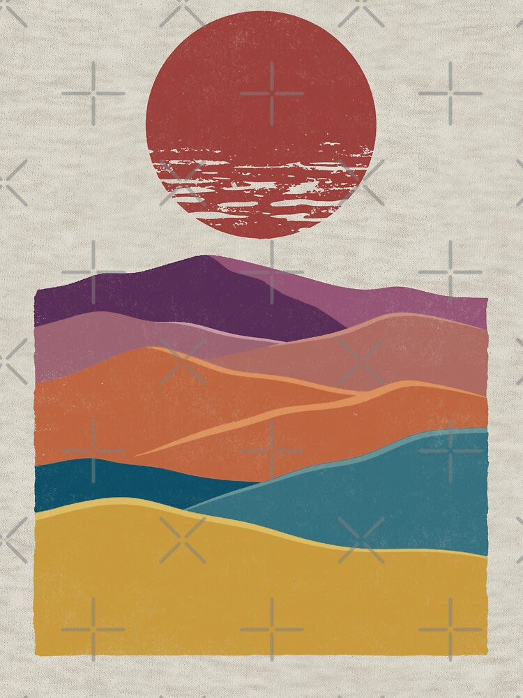 Mountain Sunset Vintage. #3 by EunsooLee