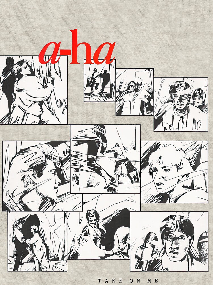 A-ha Take On Me video art by Dijital